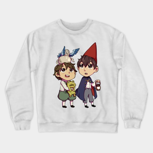 chibi Over The Garden Wall Crewneck Sweatshirt by ibahibut